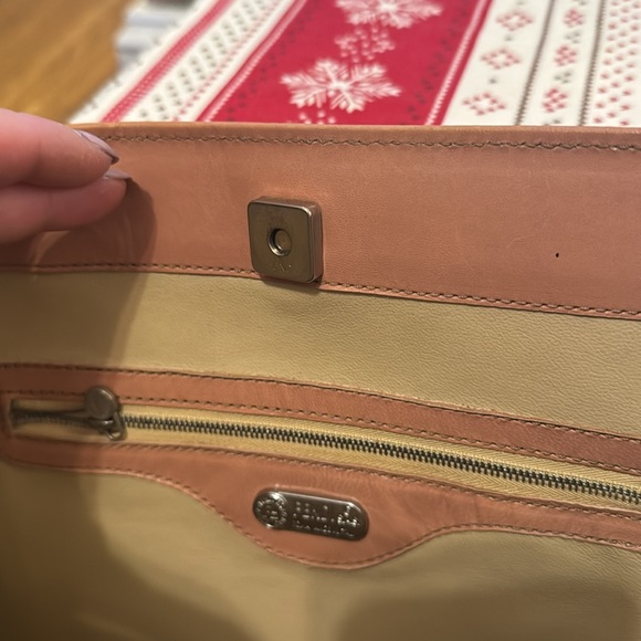 Fendi Tan Leather Bag with optional shoulder strap, silver hardware GUC - Picture 6 of 14